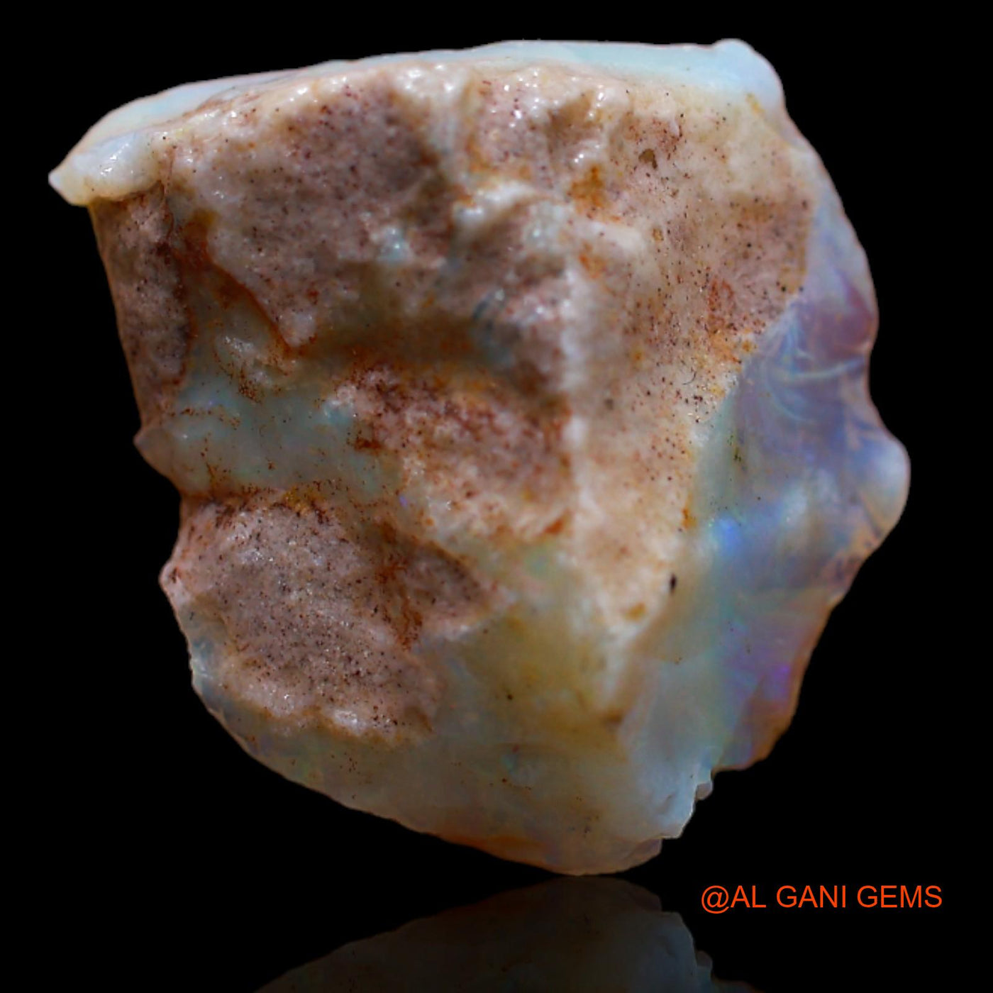 10.35 Cts Unheated Australian Fire Opal Loose Gemstone Fancy Rough Natural 17x15x7 mm RB-97