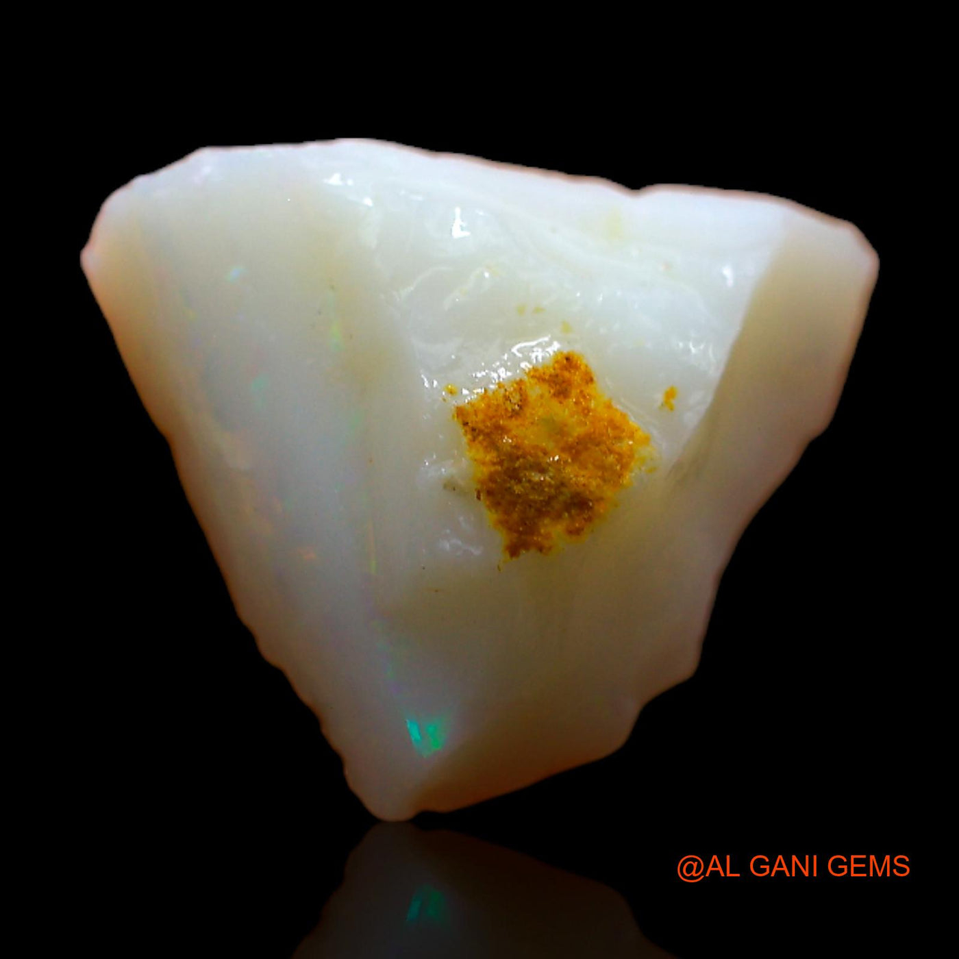 3.00 Cts Natural Australian Fire Opal Loose Gemstone Fancy Rough 13x13x5 mm RB-983