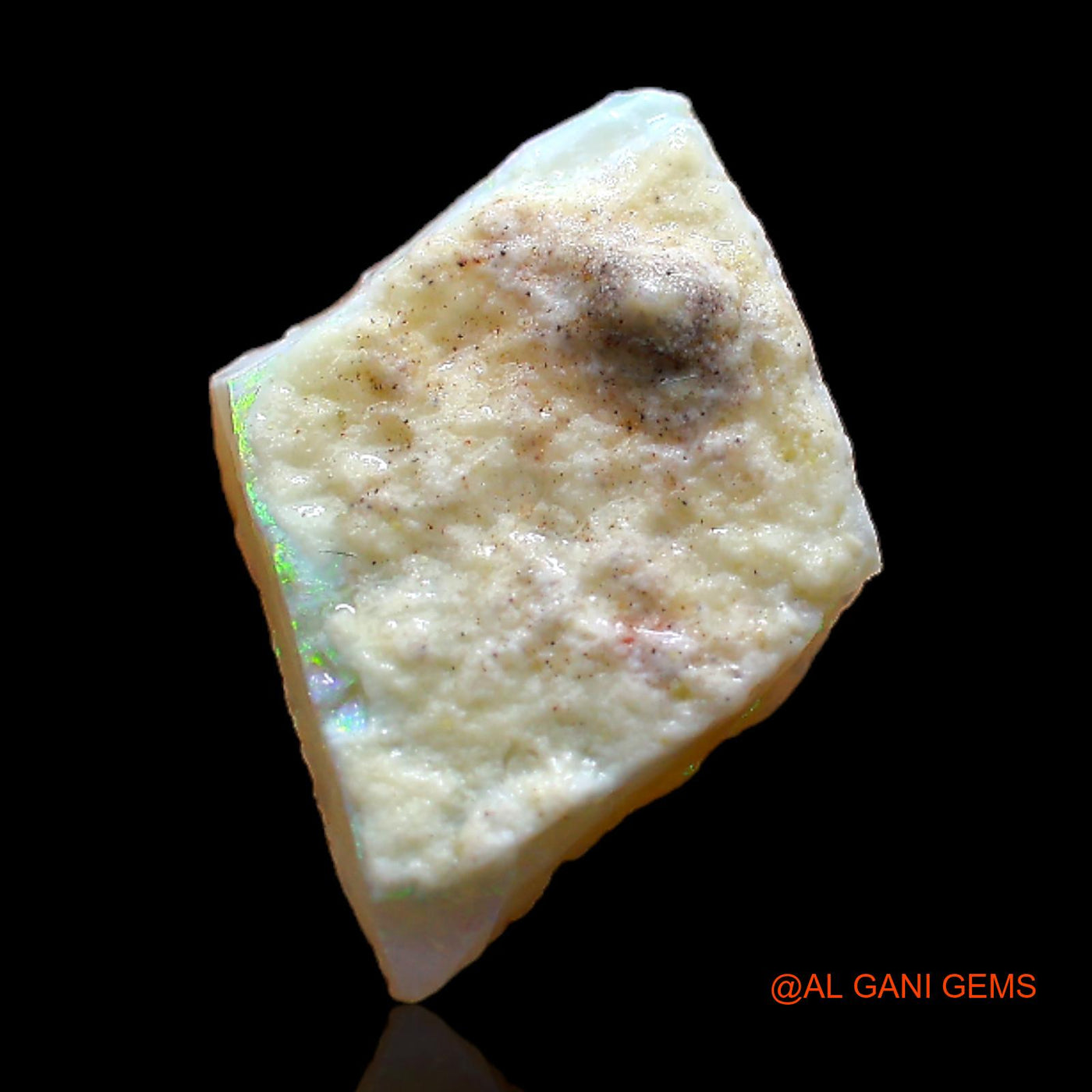 2.00 Cts Natural Australian Fire Opal Fancy Rough Loose Gemstone For Jewelry 11x11x3 mm RB-986