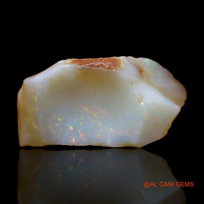 Natural Fire Opal Gemstone 8.00 Cts Loose Fancy Rough From Australia 18x9x8 mm RC-100