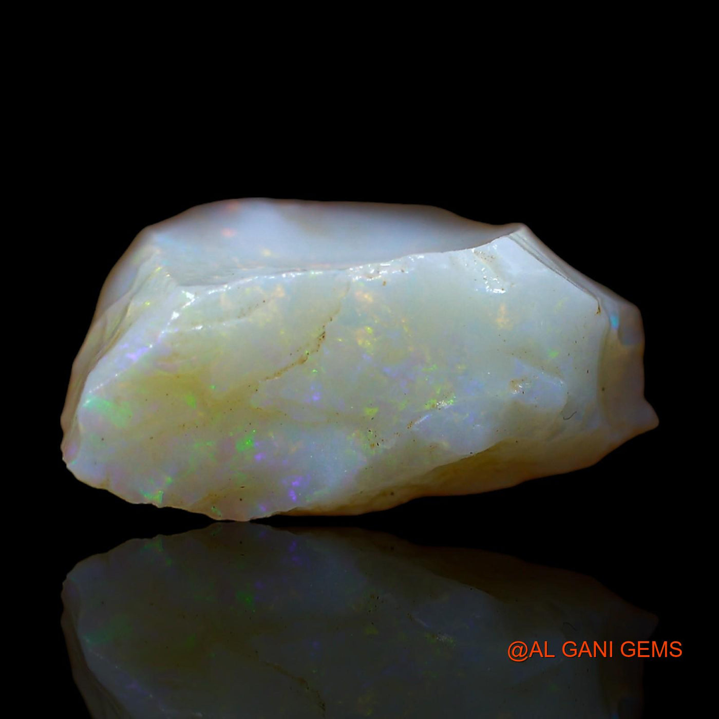Natural Fire Opal Gemstone 8.00 Cts Loose Fancy Rough From Australia 18x9x8 mm RC-100