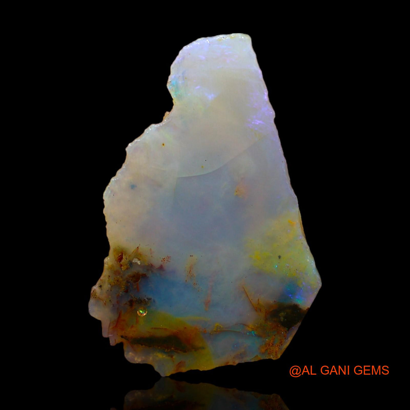 6.00 Cts Natural Australian Fire Opal Fancy Rough Loose Gemstone For Jewelry 19x14x7 mm RC-103