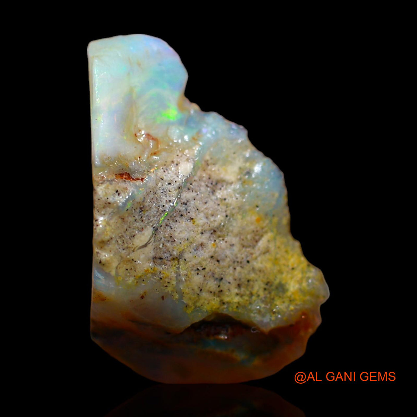 6.00 Cts Natural Australian Fire Opal Fancy Rough Loose Gemstone For Jewelry 19x14x7 mm RC-103