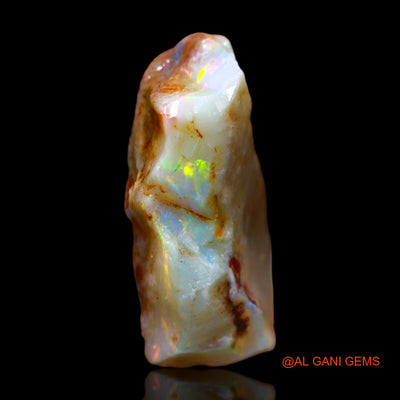 Natural Untreated Fire Opal Loose Gemstone Fancy Rough From Australia 7.00 Cts 18x11x6 mm RC-104
