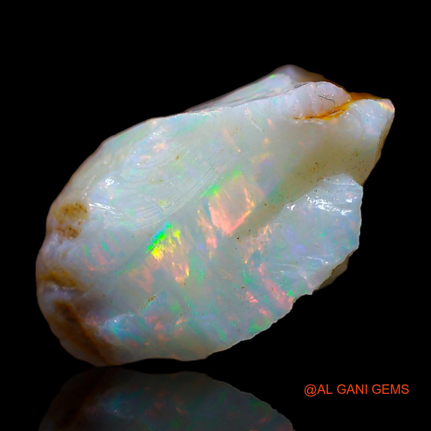 7.00 Cts Natural Australian Fire Opal Fancy Rough Loose Gemstone For Jewelry 16x9x9 mm RC-106