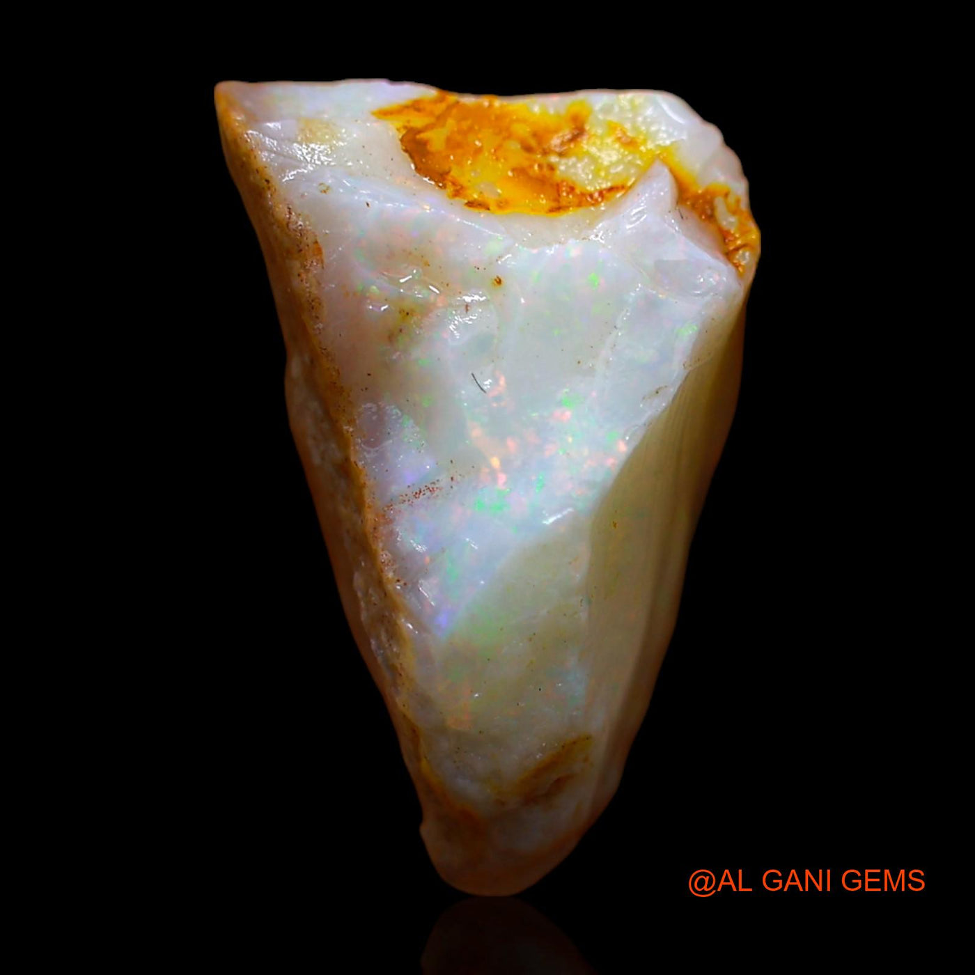 7.00 Cts Natural Australian Fire Opal Fancy Rough Loose Gemstone For Jewelry 16x9x9 mm RC-106
