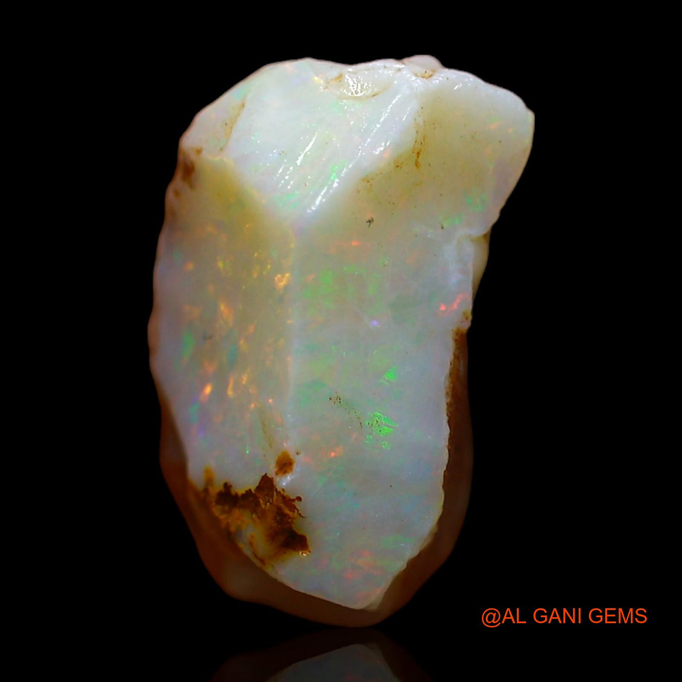 7.00 Cts Natural Australian Fire Opal Loose Gemstone Fancy Rough 15x10x8 mm RC-107