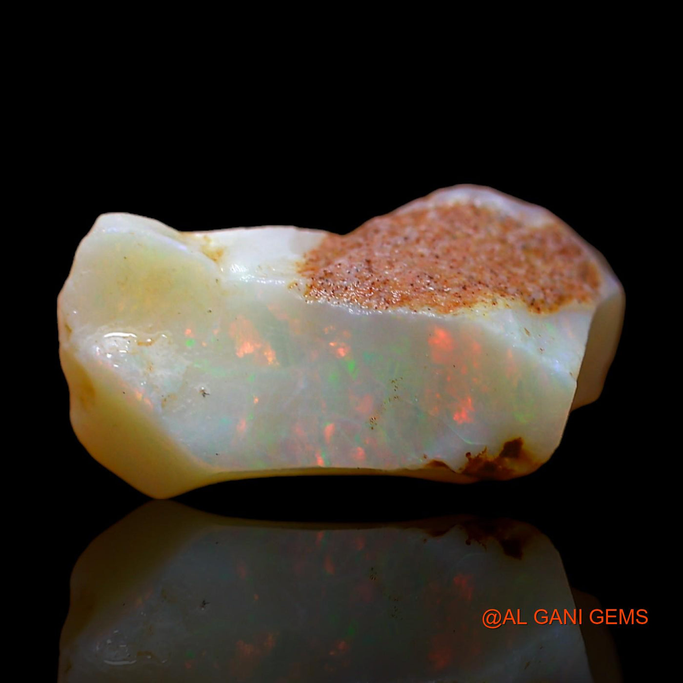 7.00 Cts Natural Australian Fire Opal Loose Gemstone Fancy Rough 15x10x8 mm RC-107