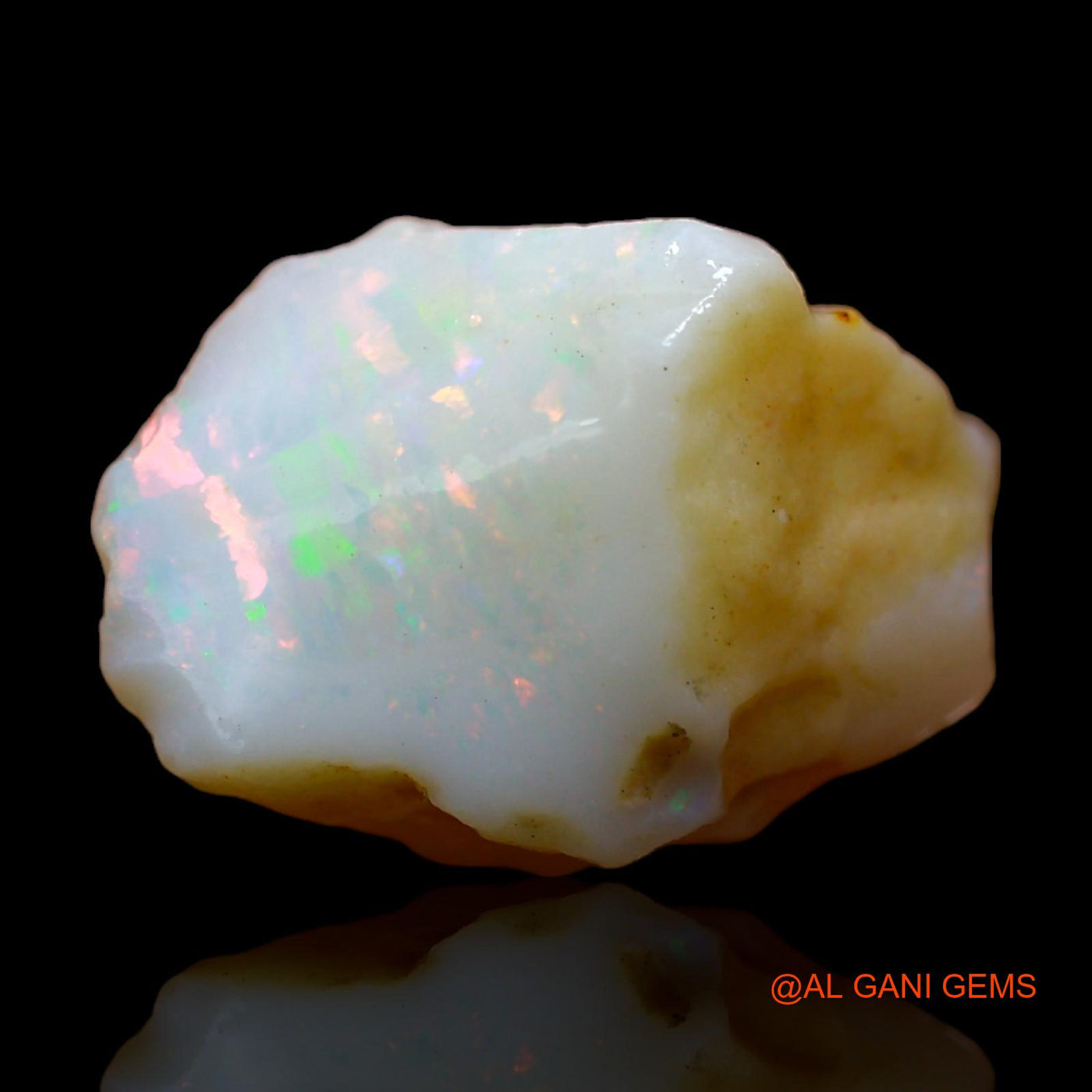 9.00 Cts Natural Australian Fire Opal Loose Gemstone Fancy Rough 17x11x10 mm RC-108