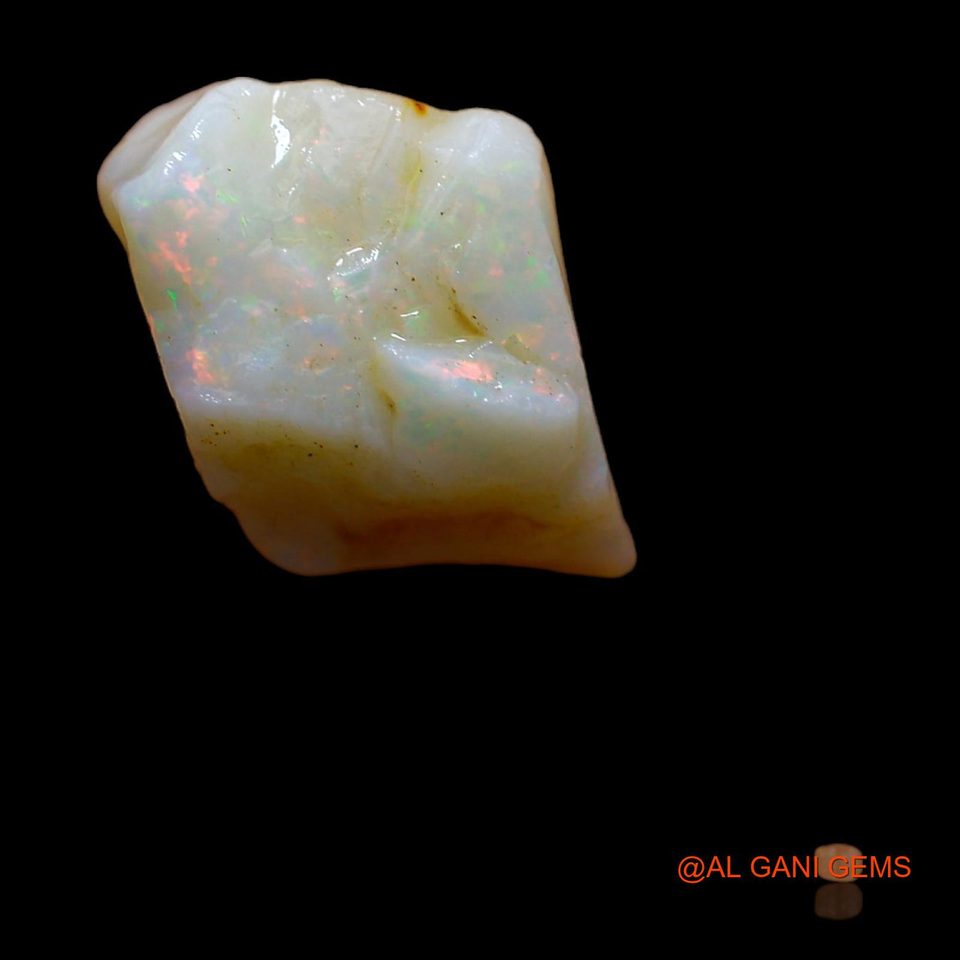 9.00 Cts Natural Australian Fire Opal Loose Gemstone Fancy Rough 17x11x10 mm RC-108