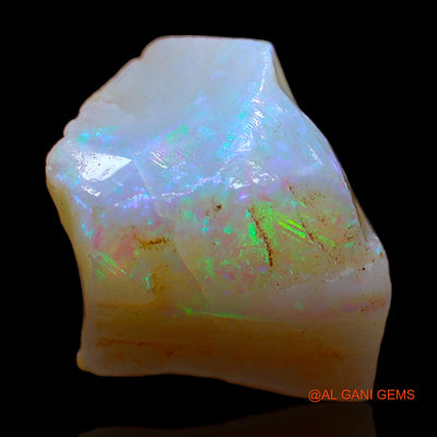 Natural Untreated Fire Opal Loose Gemstone Fancy Rough From Australia 9.00 Cts 16x11x10 mm RC-109