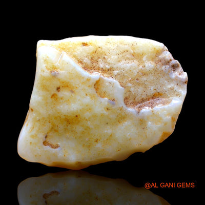 Natural Fire Opal Gemstone 20.00 Cts Loose Fancy Rough From Australia 27x23x5 mm RC-10