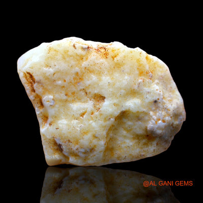 Natural Fire Opal Gemstone 20.00 Cts Loose Fancy Rough From Australia 27x23x5 mm RC-10