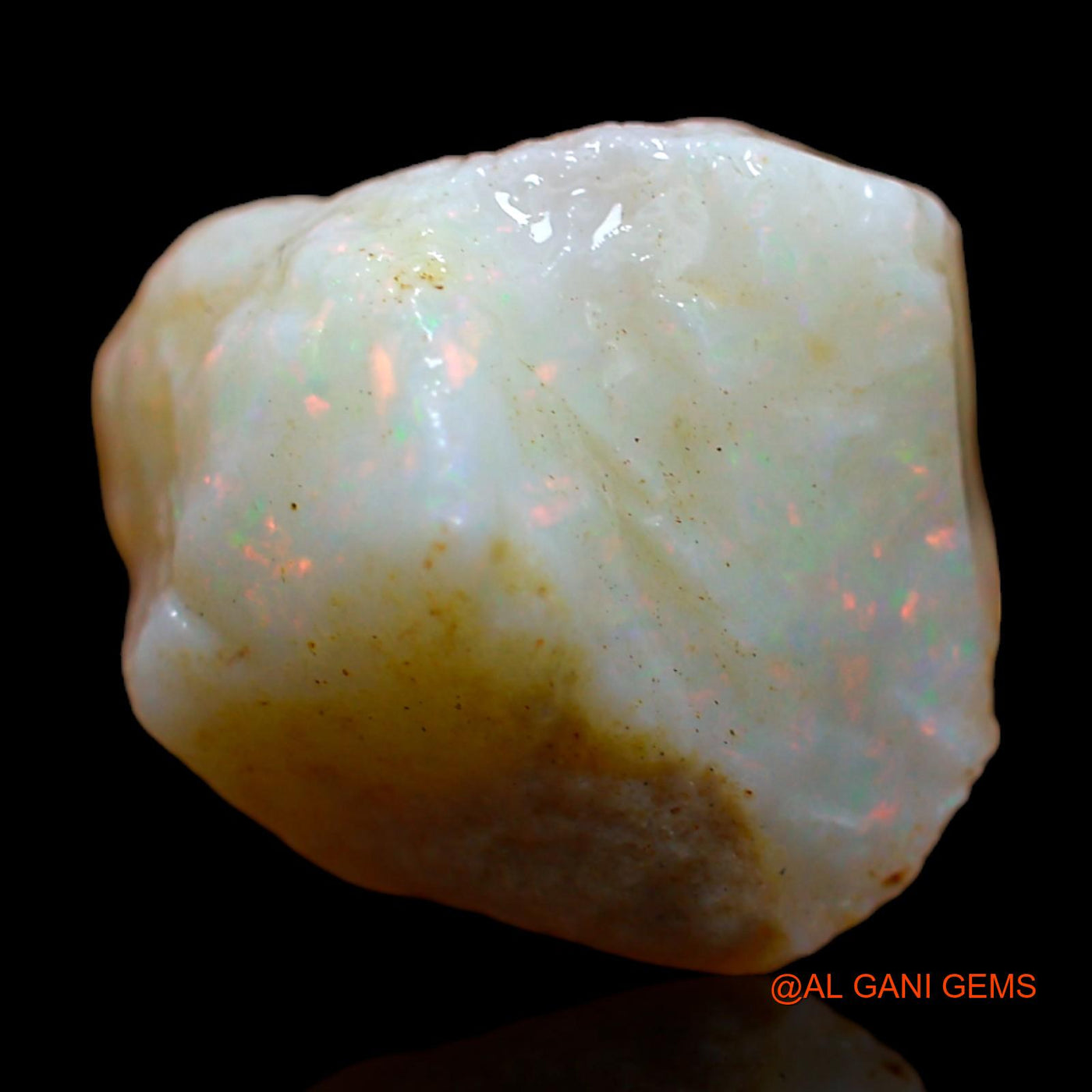 11.00 Cts Unheated Australian Fire Opal Loose Gemstone Fancy Rough Natural 16x14x12 mm RC-110