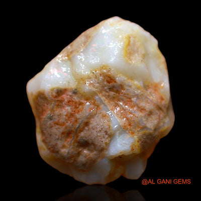 11.00 Cts Unheated Australian Fire Opal Loose Gemstone Fancy Rough Natural 16x14x12 mm RC-110