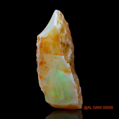 Natural Untreated Fire Opal Loose Gemstone Fancy Rough From Australia 6.00 Cts 19x11x5 mm RC-118