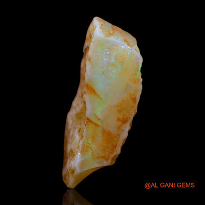 Natural Untreated Fire Opal Loose Gemstone Fancy Rough From Australia 6.00 Cts 19x11x5 mm RC-118