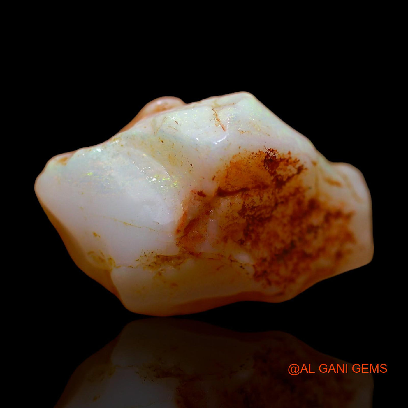 11.00 Cts Natural Australian Fire Opal Fancy Rough Loose Gemstone For Jewelry 18x14x10 mm RC-119