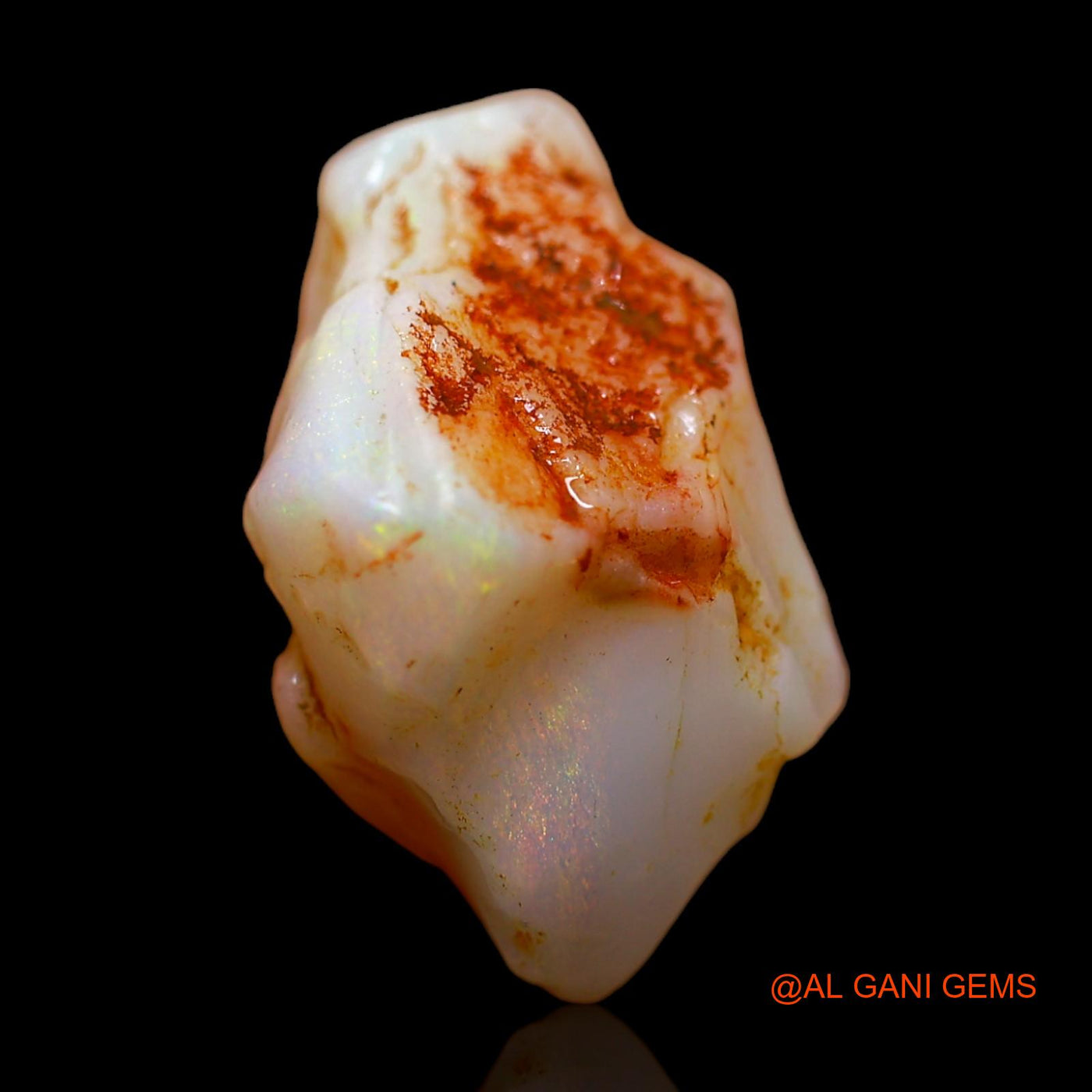 11.00 Cts Natural Australian Fire Opal Fancy Rough Loose Gemstone For Jewelry 18x14x10 mm RC-119
