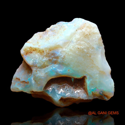 38.00 Cts Unheated Australian Fire Opal Loose Gemstone Fancy Rough Natural 37x31x9 mm RC-11
