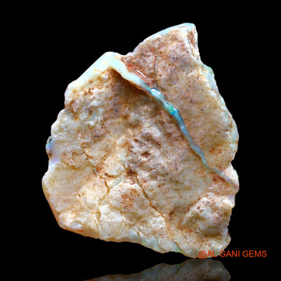 38.00 Cts Unheated Australian Fire Opal Loose Gemstone Fancy Rough Natural 37x31x9 mm RC-11