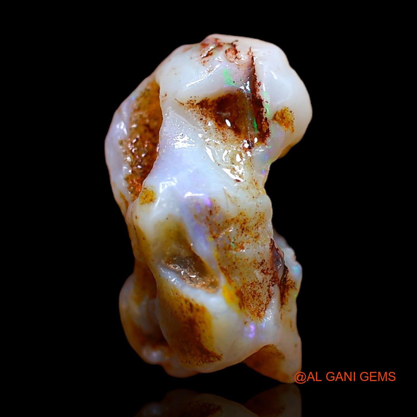 6.00 Cts Natural Australian Fire Opal Loose Gemstone Fancy Rough 16x13x8 mm RC-120