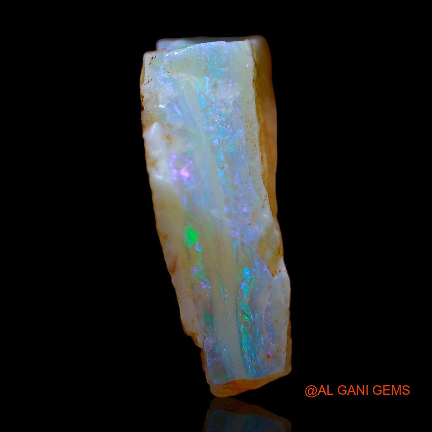 7.00 Cts Natural Australian Fire Opal Loose Gemstone Fancy Rough 17x10x6 mm RC-121