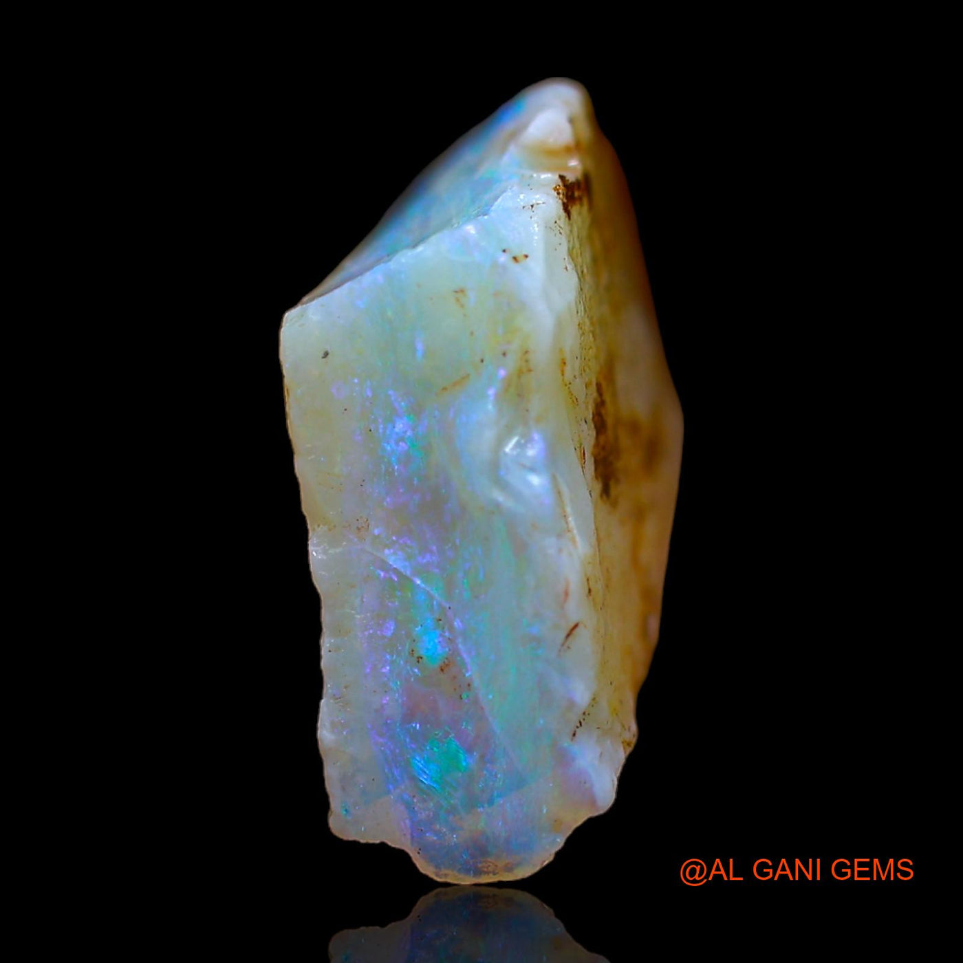 7.00 Cts Natural Australian Fire Opal Loose Gemstone Fancy Rough 17x10x6 mm RC-121