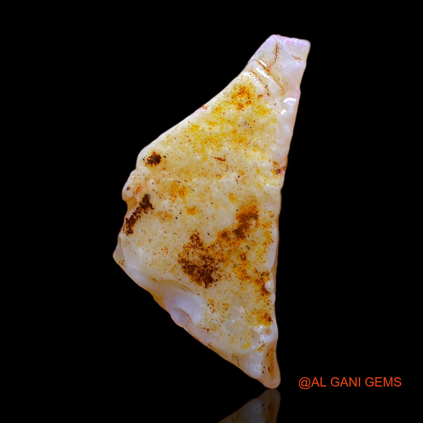 7.00 Cts Natural Australian Fire Opal Loose Gemstone Fancy Rough 17x10x6 mm RC-121