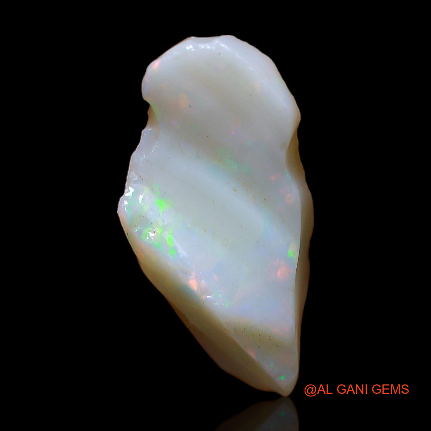Natural Untreated Fire Opal Loose Gemstone Fancy Rough From Australia 5.00 Cts 19x9x7 mm RC-122