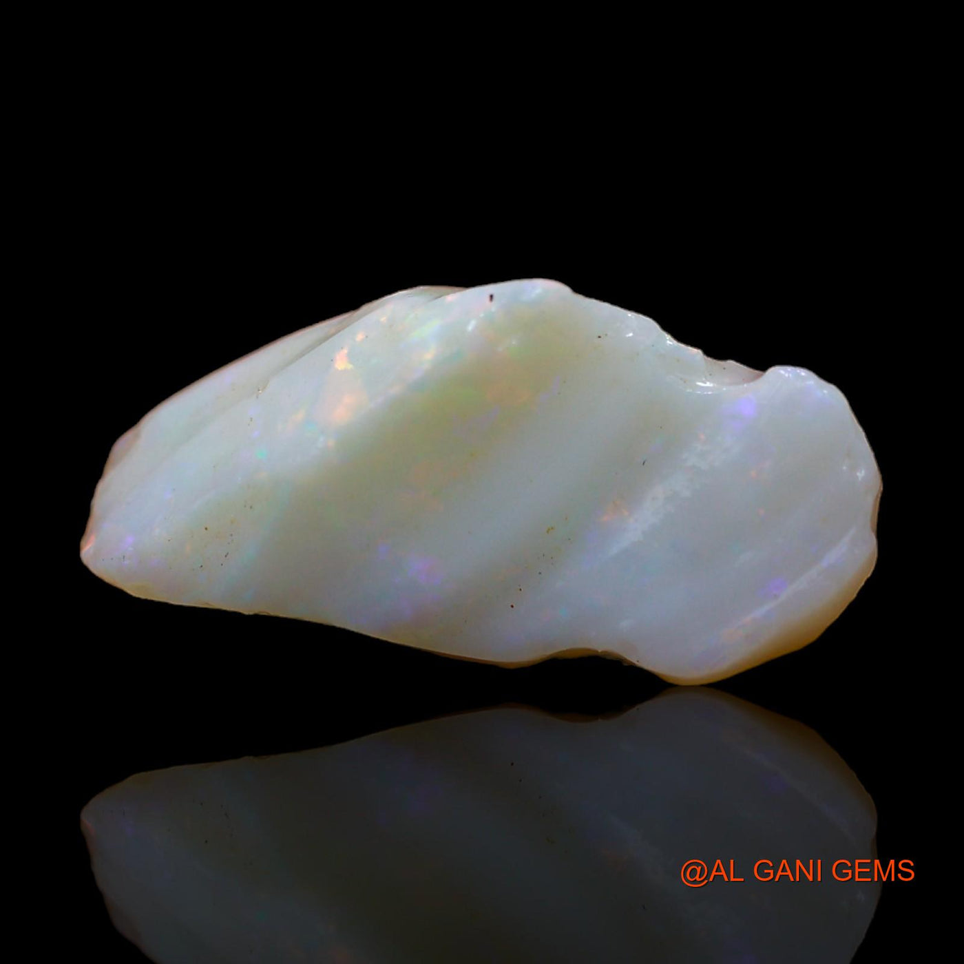 Natural Untreated Fire Opal Loose Gemstone Fancy Rough From Australia 5.00 Cts 19x9x7 mm RC-122