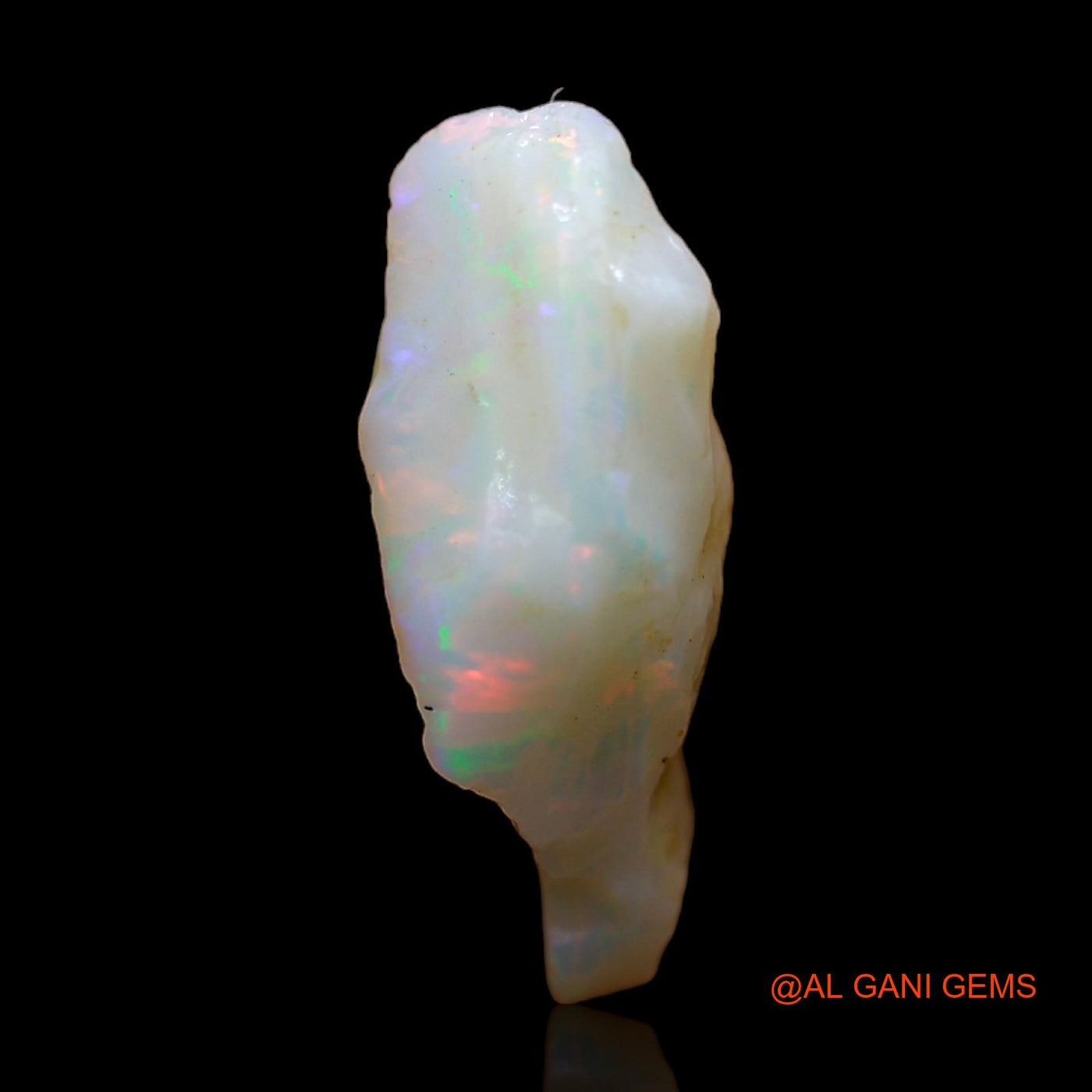 Natural Untreated Fire Opal Loose Gemstone Fancy Rough From Australia 5.00 Cts 19x9x7 mm RC-122