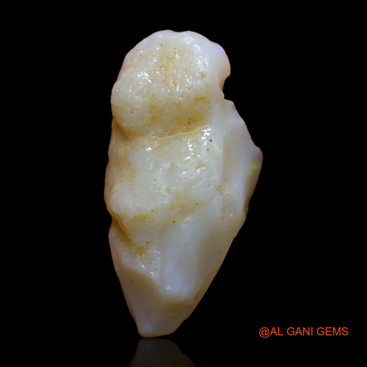 Natural Untreated Fire Opal Loose Gemstone Fancy Rough From Australia 5.00 Cts 19x9x7 mm RC-122
