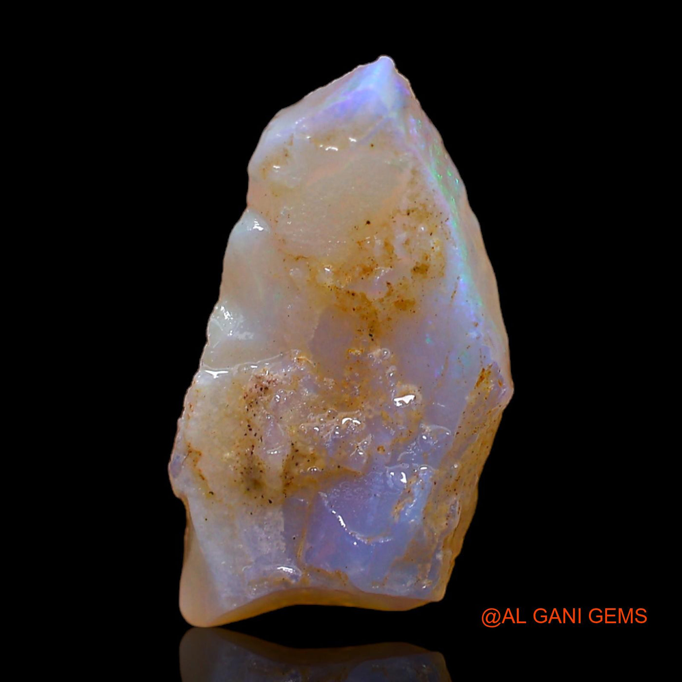 Natural Fire Opal Gemstone 4.00 Cts Loose Fancy Rough From Australia 18x10x3 mm RC-123