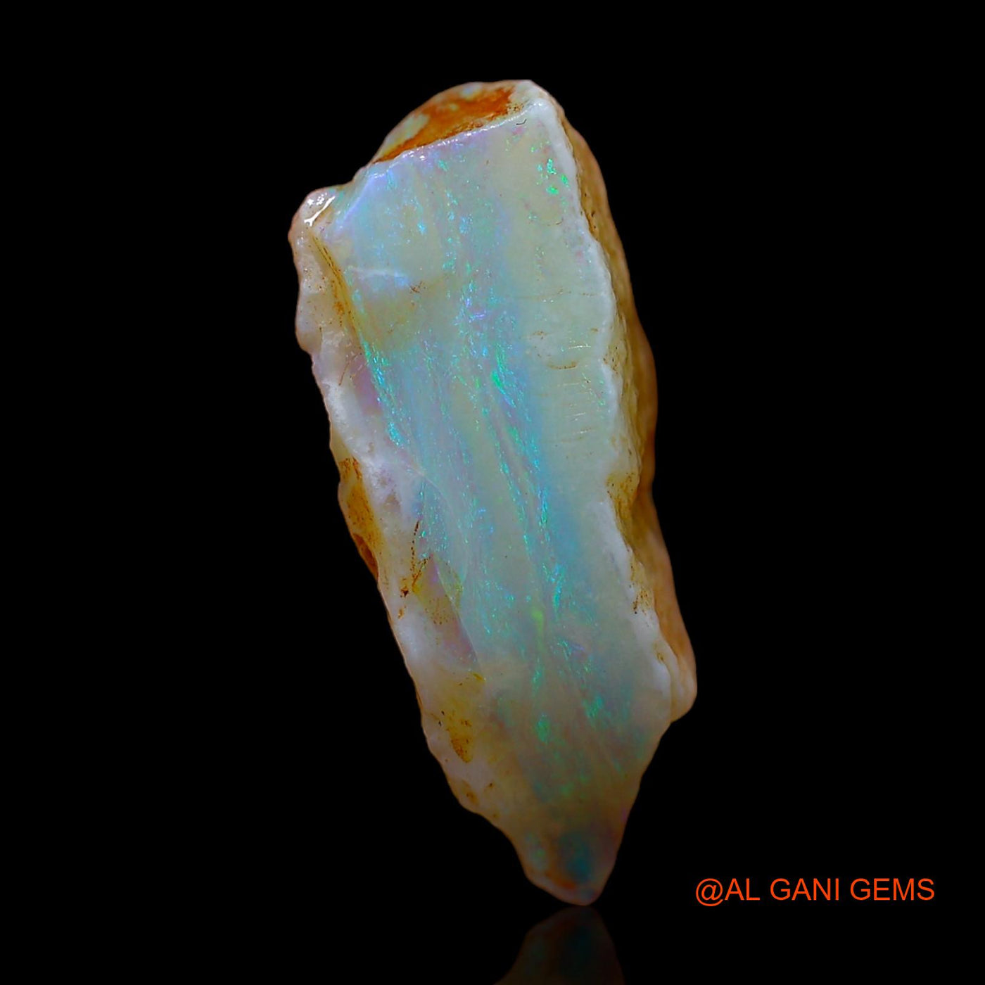 6.00 Cts Natural Australian Fire Opal Loose Gemstone Fancy Rough 20x7x6 mm RC-124
