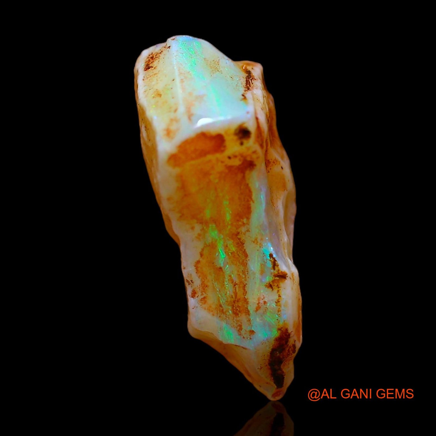 6.00 Cts Natural Australian Fire Opal Loose Gemstone Fancy Rough 20x7x6 mm RC-124