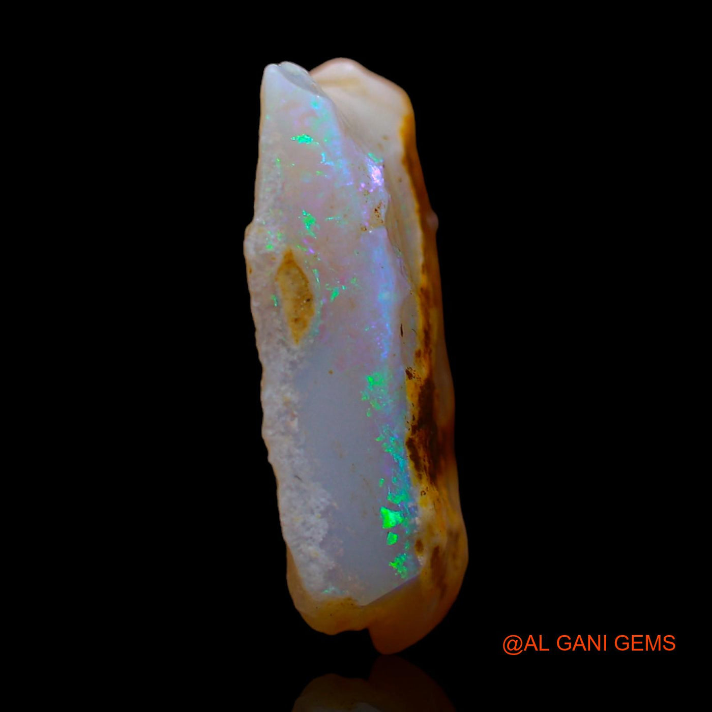 6.00 Cts Natural Australian Fire Opal Loose Gemstone Fancy Rough 19x12x5 mm RC-125