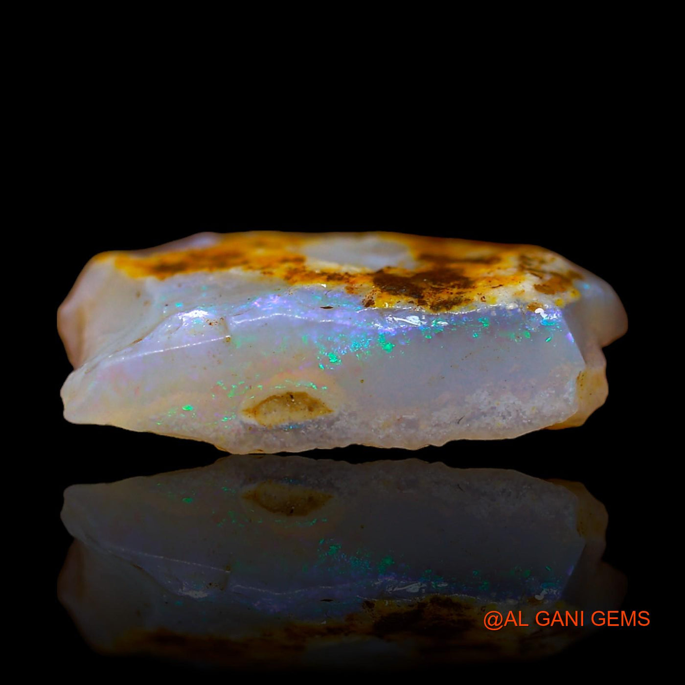 6.00 Cts Natural Australian Fire Opal Loose Gemstone Fancy Rough 19x12x5 mm RC-125