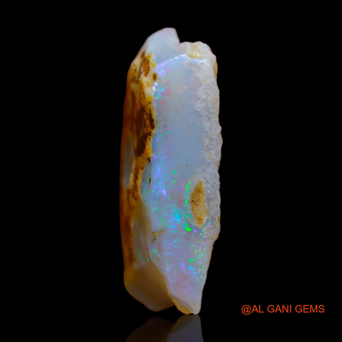 6.00 Cts Natural Australian Fire Opal Loose Gemstone Fancy Rough 19x12x5 mm RC-125