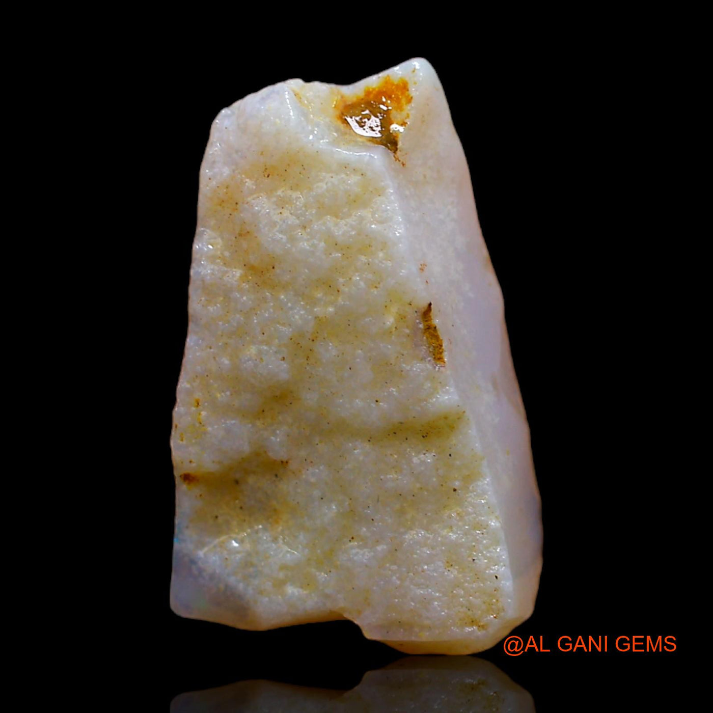 6.00 Cts Natural Australian Fire Opal Loose Gemstone Fancy Rough 19x12x5 mm RC-125