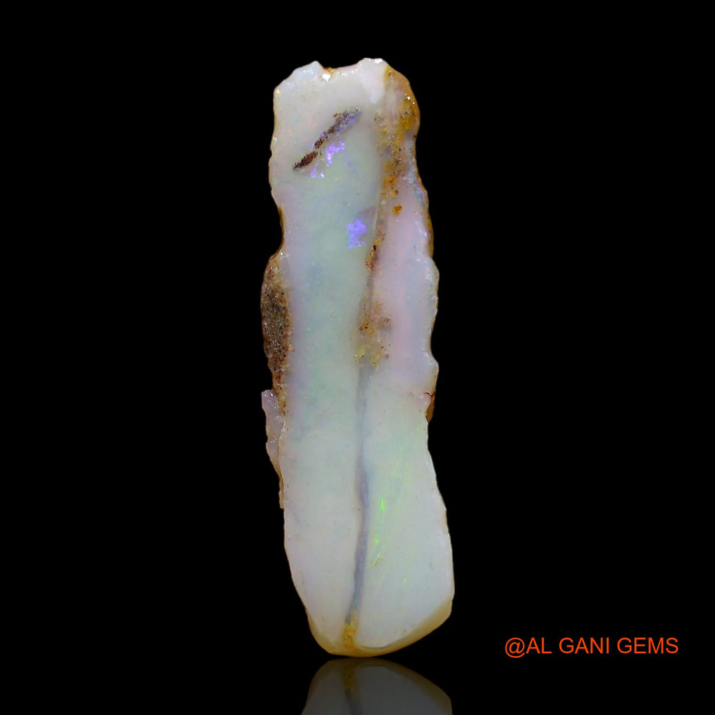 5.00 Cts Natural Australian Fire Opal Loose Gemstone Fancy Rough 22x6x6 mm RC-126