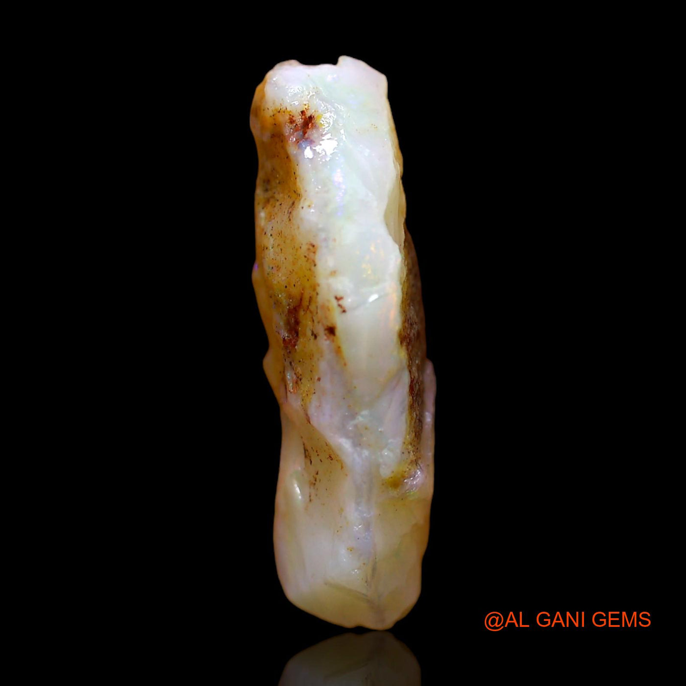 5.00 Cts Natural Australian Fire Opal Loose Gemstone Fancy Rough 22x6x6 mm RC-126