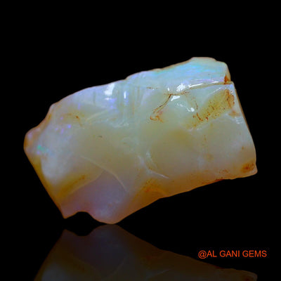 7.00 Cts Natural Australian Fire Opal Loose Gemstone Fancy Rough 16x9x6 mm RC-130