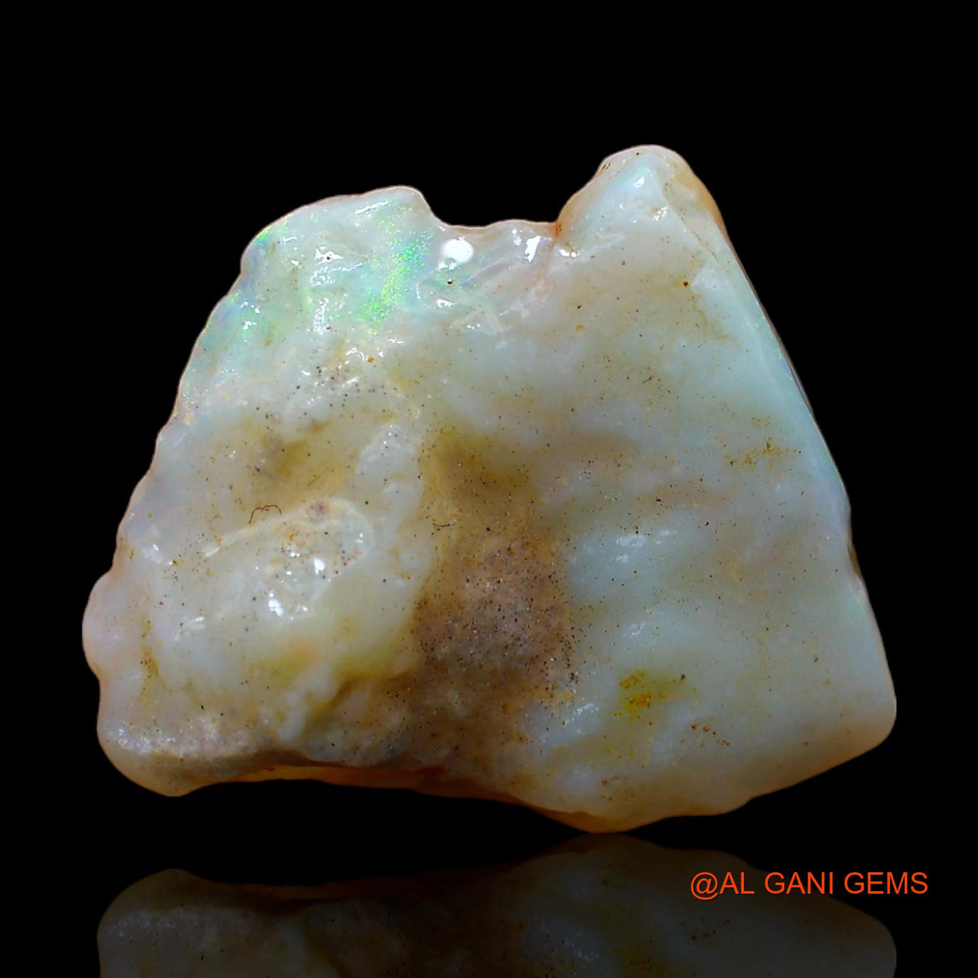 8.00 Cts Natural Australian Fire Opal Fancy Rough Loose Gemstone For Jewelry 18x16x6 mm RC-131