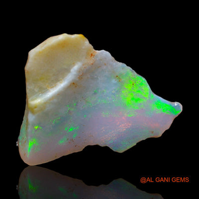 Natural Fire Opal Gemstone 3.00 Cts Loose Fancy Rough From Australia 16x14x5 mm RC-132
