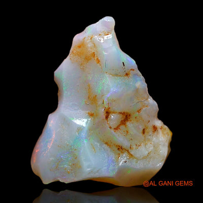 Natural Fire Opal Gemstone 3.00 Cts Loose Fancy Rough From Australia 16x14x5 mm RC-132