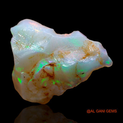 Natural Fire Opal Gemstone 3.00 Cts Loose Fancy Rough From Australia 16x14x5 mm RC-132