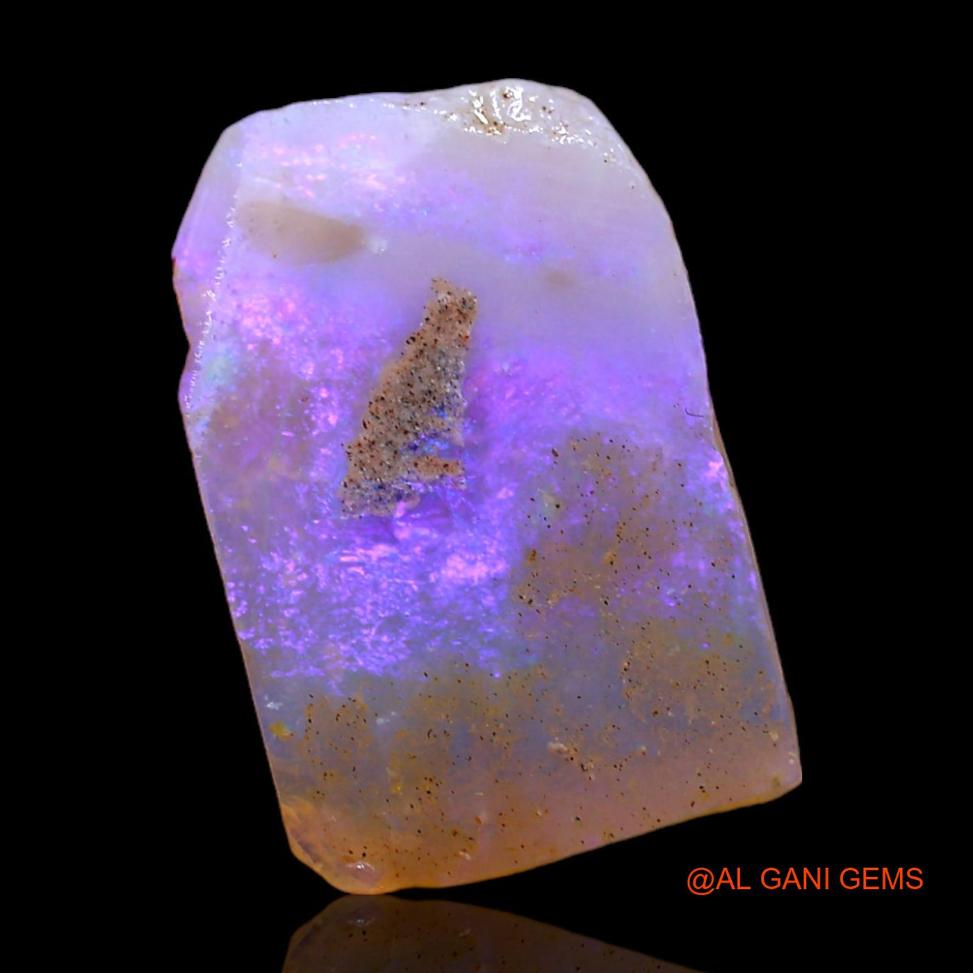 3.00 Cts Natural Australian Fire Opal Loose Gemstone Fancy Rough 17x11x2 mm RC-134