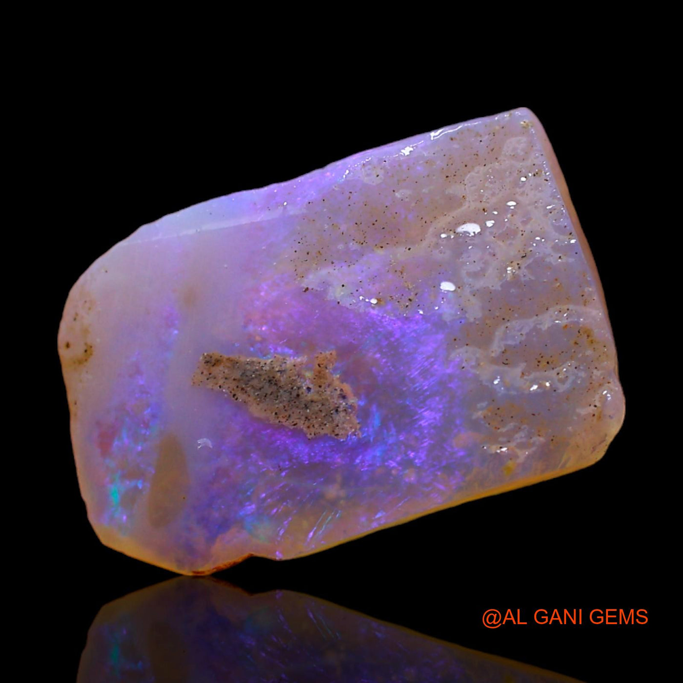 3.00 Cts Natural Australian Fire Opal Loose Gemstone Fancy Rough 17x11x2 mm RC-134