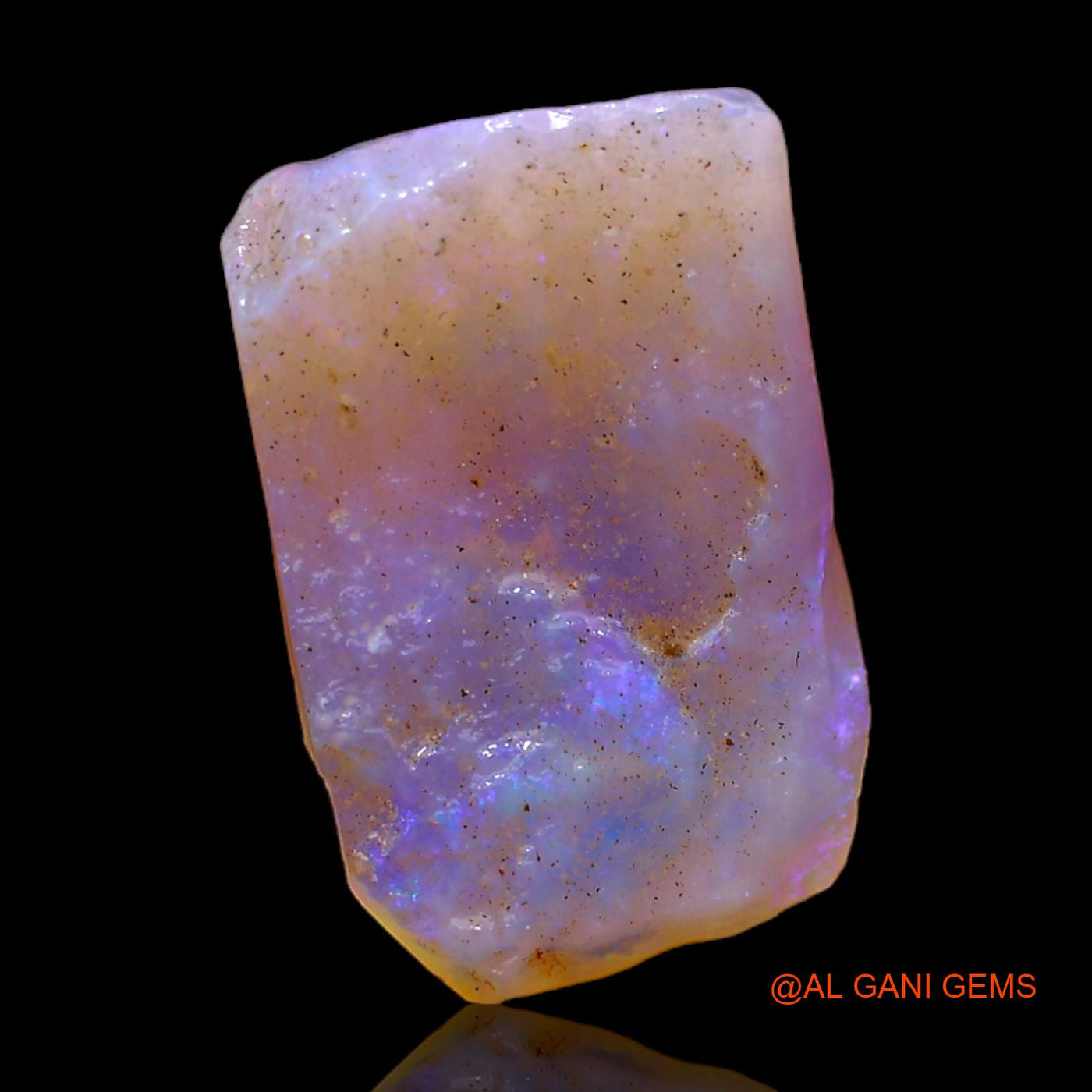3.00 Cts Natural Australian Fire Opal Loose Gemstone Fancy Rough 17x11x2 mm RC-134